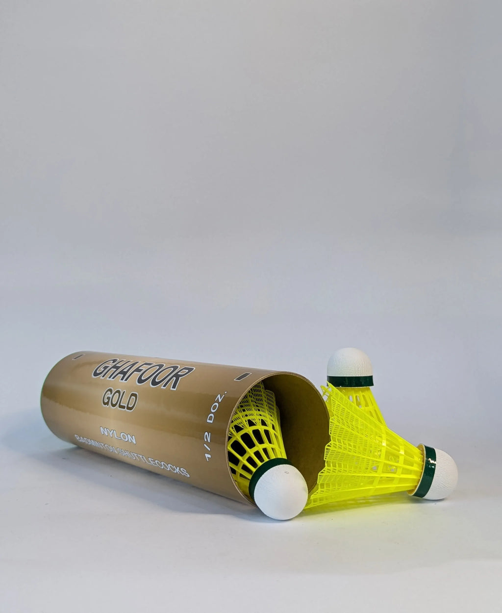 Ghafoor Gold Badminton Shuttlecock pack of 6