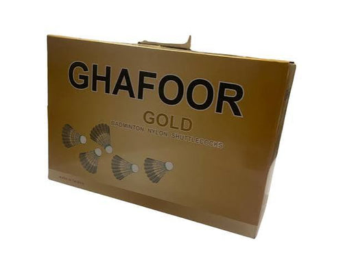 Ghafoor Gold Badminton Shuttlecock pack of 6