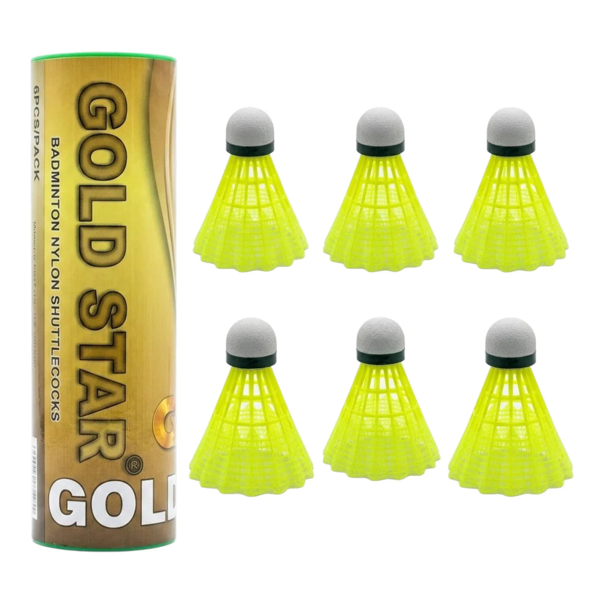Gold Star Shuttlecock – Durable Badminton Shuttle