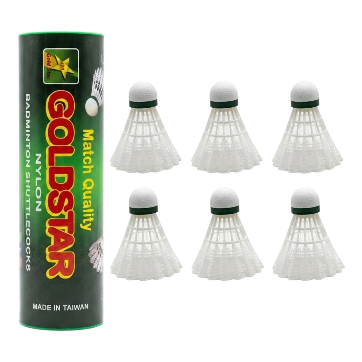 Gold Star Shuttlecock – Durable Badminton Shuttle